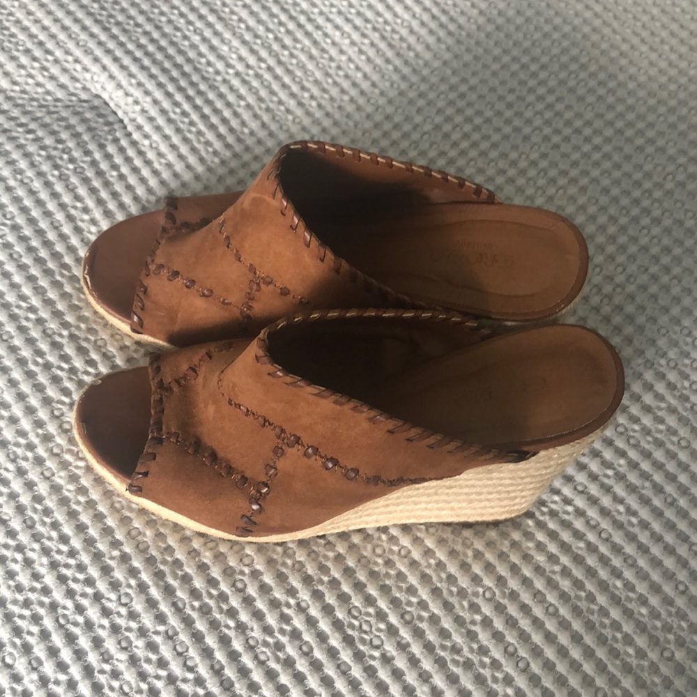 Wedges, never worn